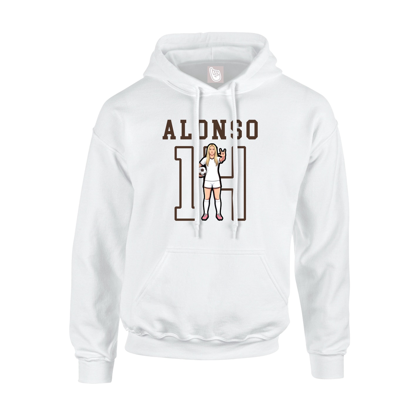 Hoodie — Shirsey in White