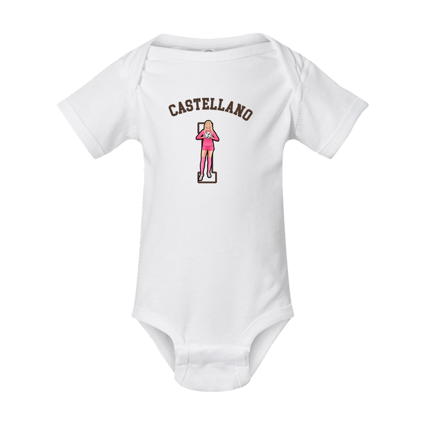 Baby Onesie — Shirsey Arch in White