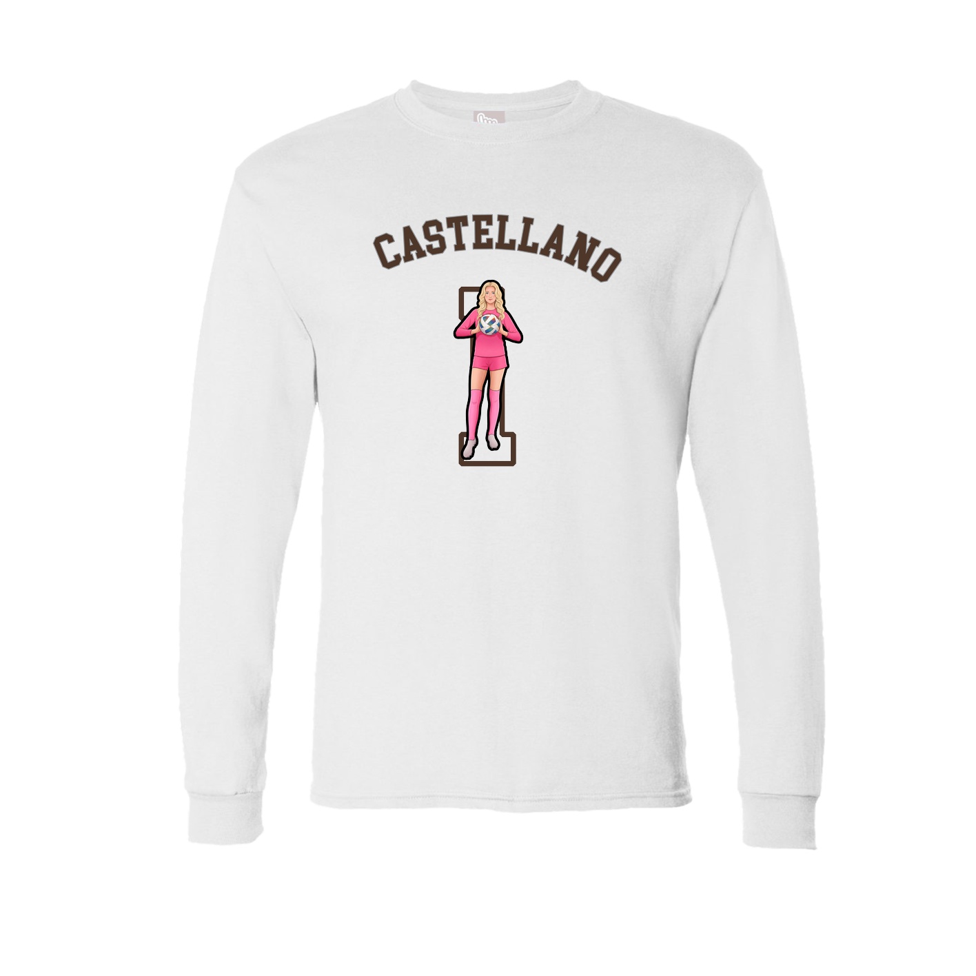 Long Sleeve Tee — Shirsey Arch in White