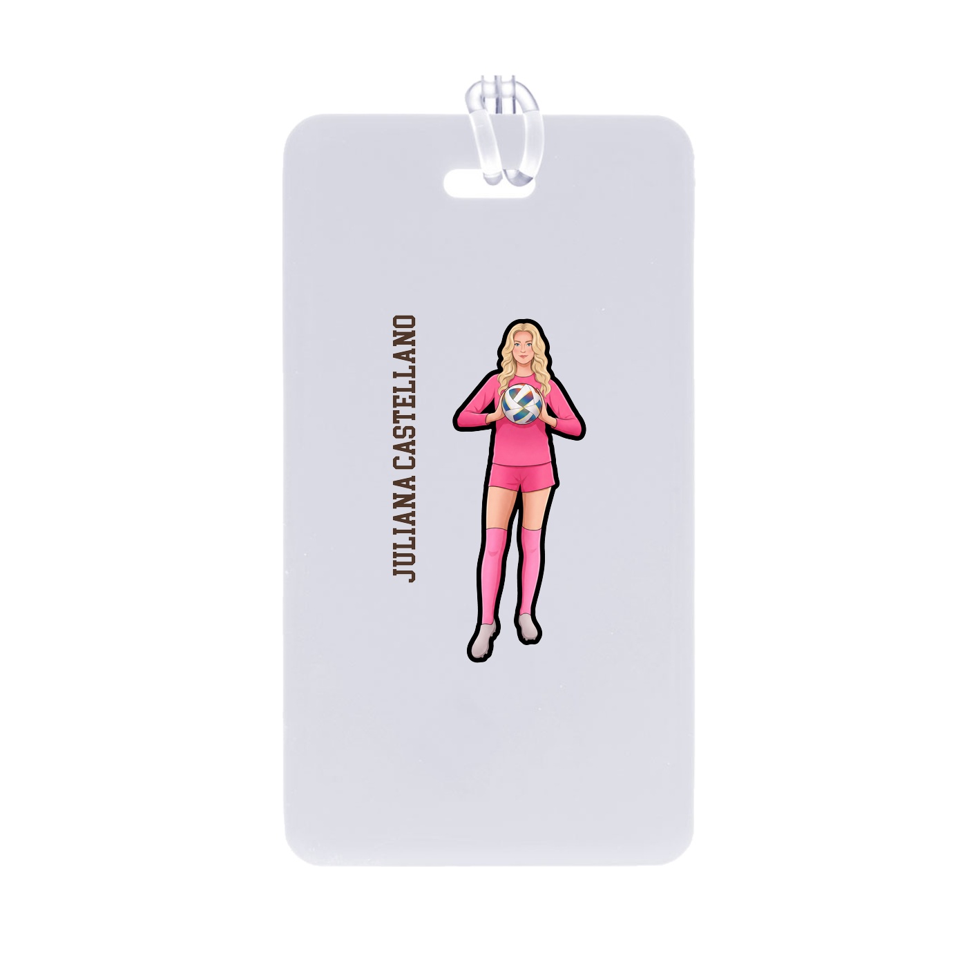 Bag Tag — Name Vertical in Classic