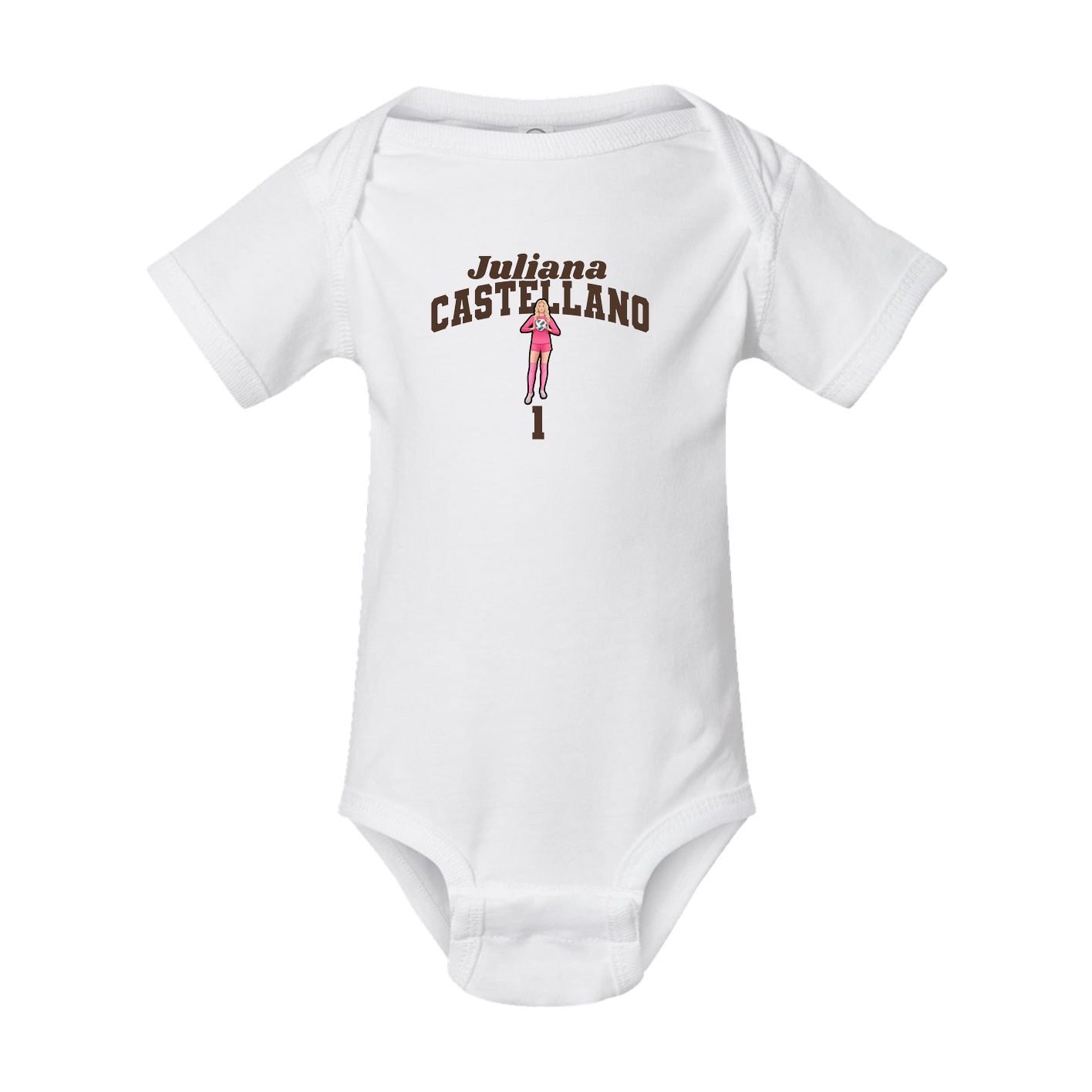 Baby Onesie — Signature Arch in White