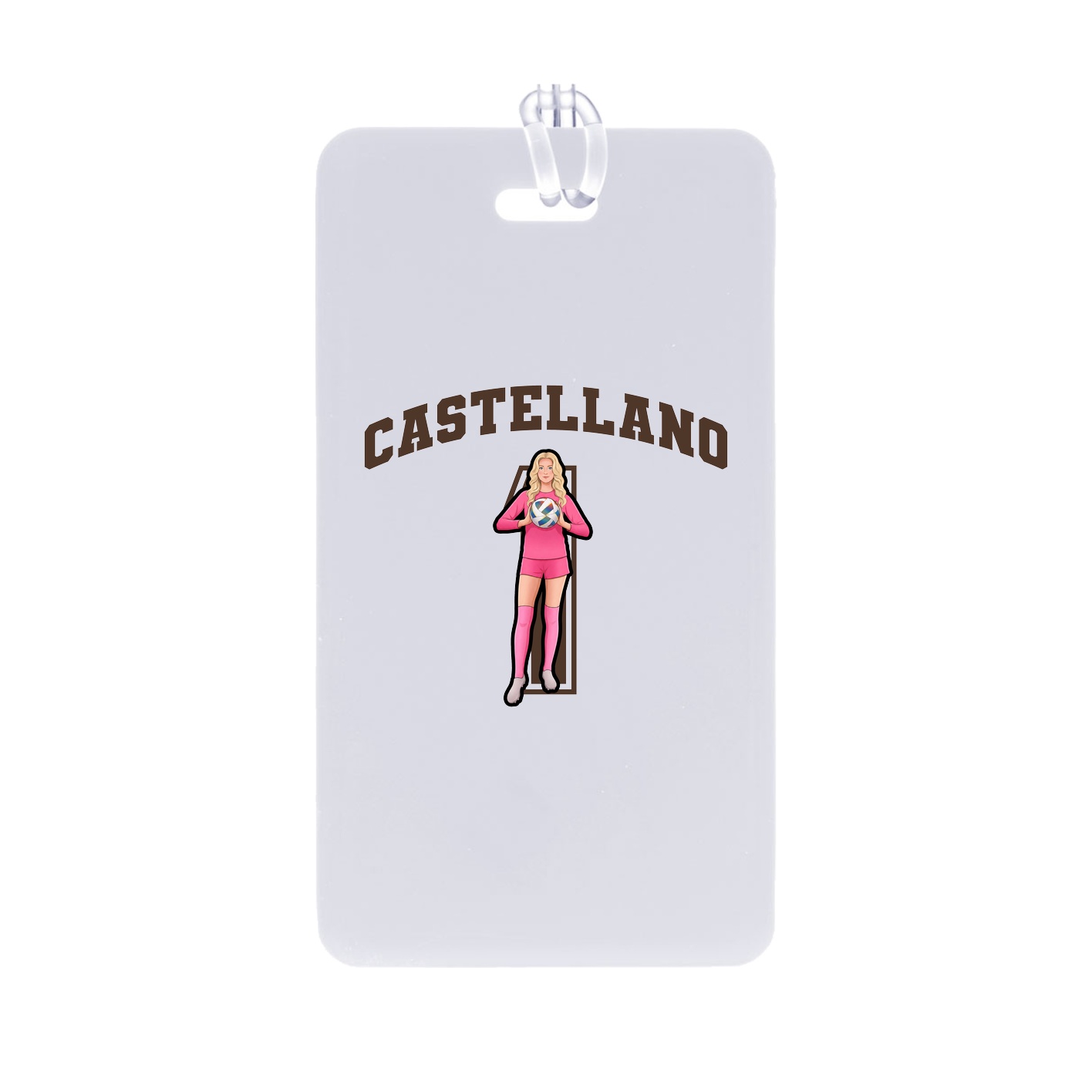 Bag Tag — Number in Classic