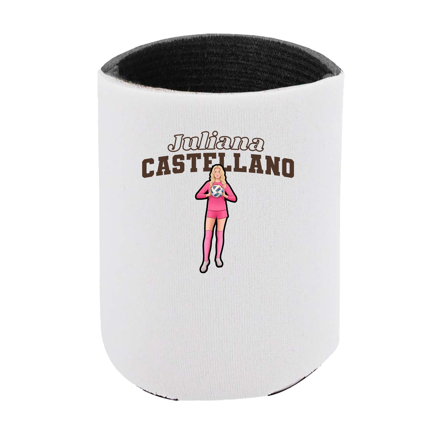 Can Holder — Name Arch in White