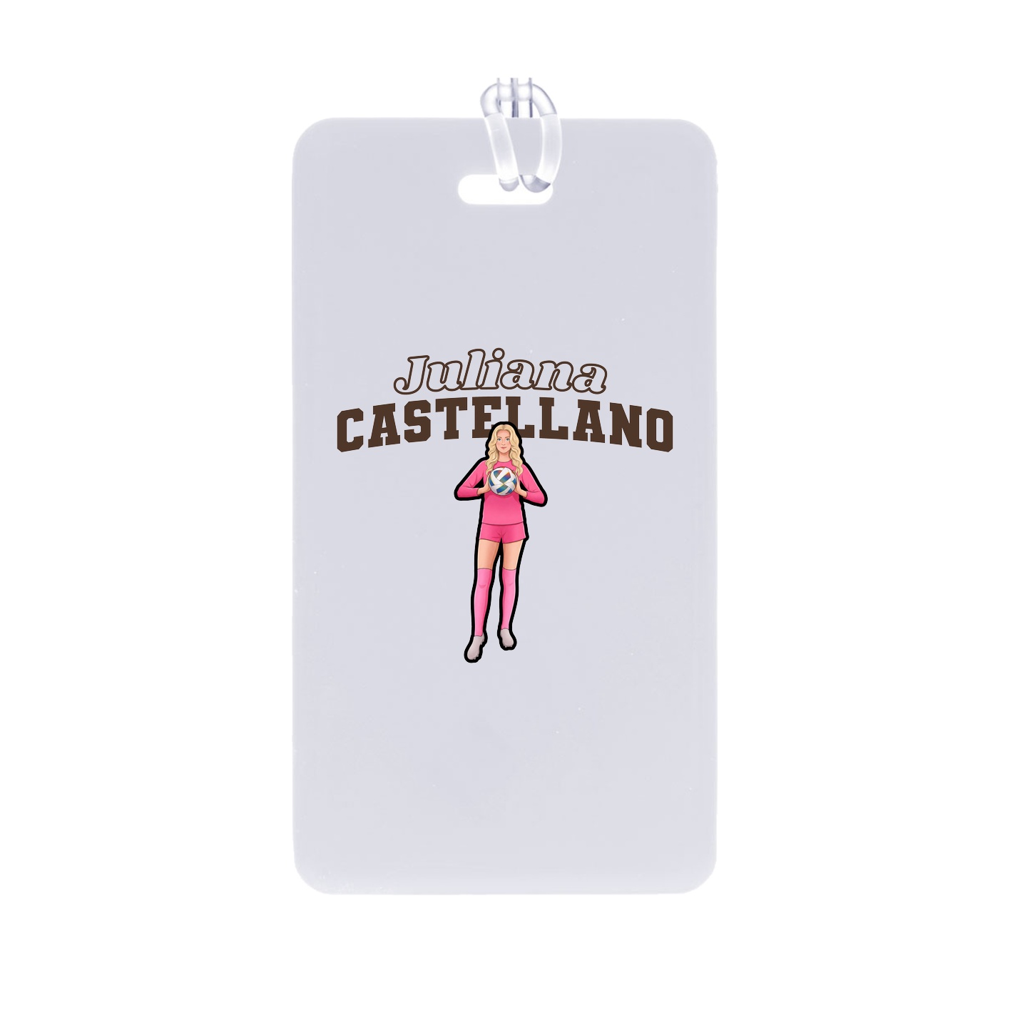 Bag Tag — Name Arch in Classic