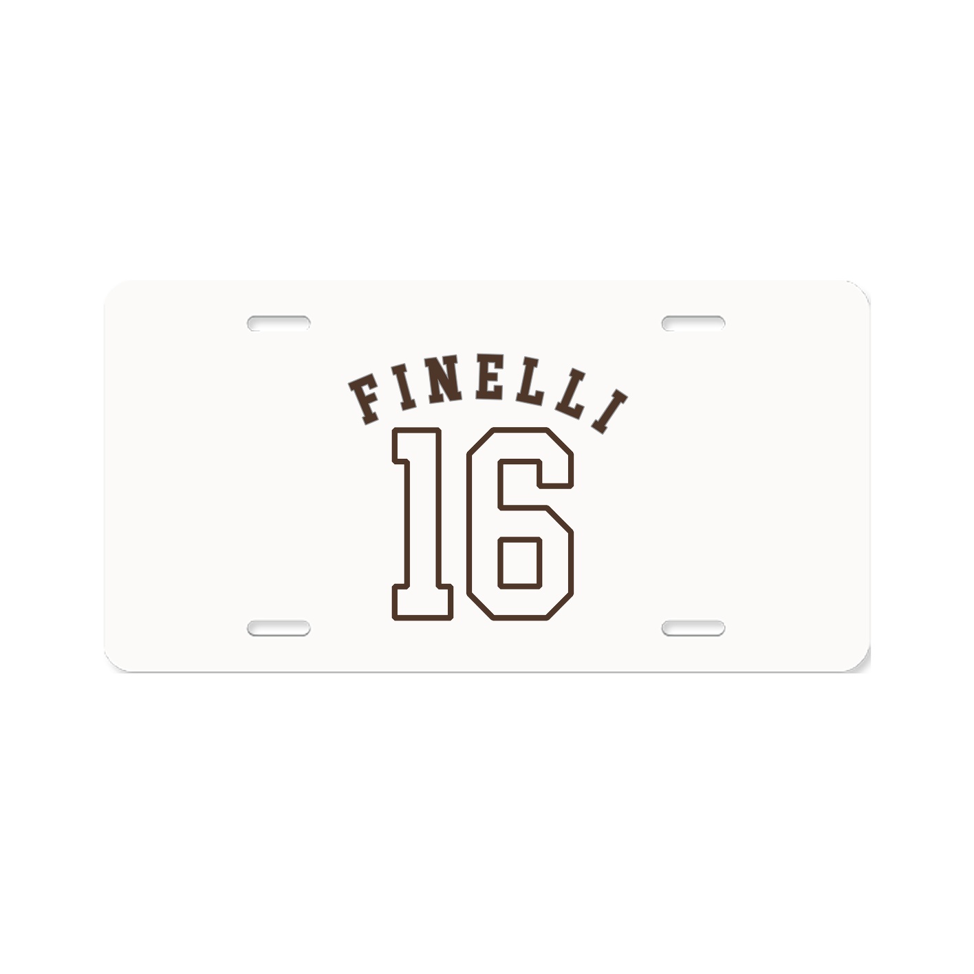License Plate — Shirsey Arch in Classic