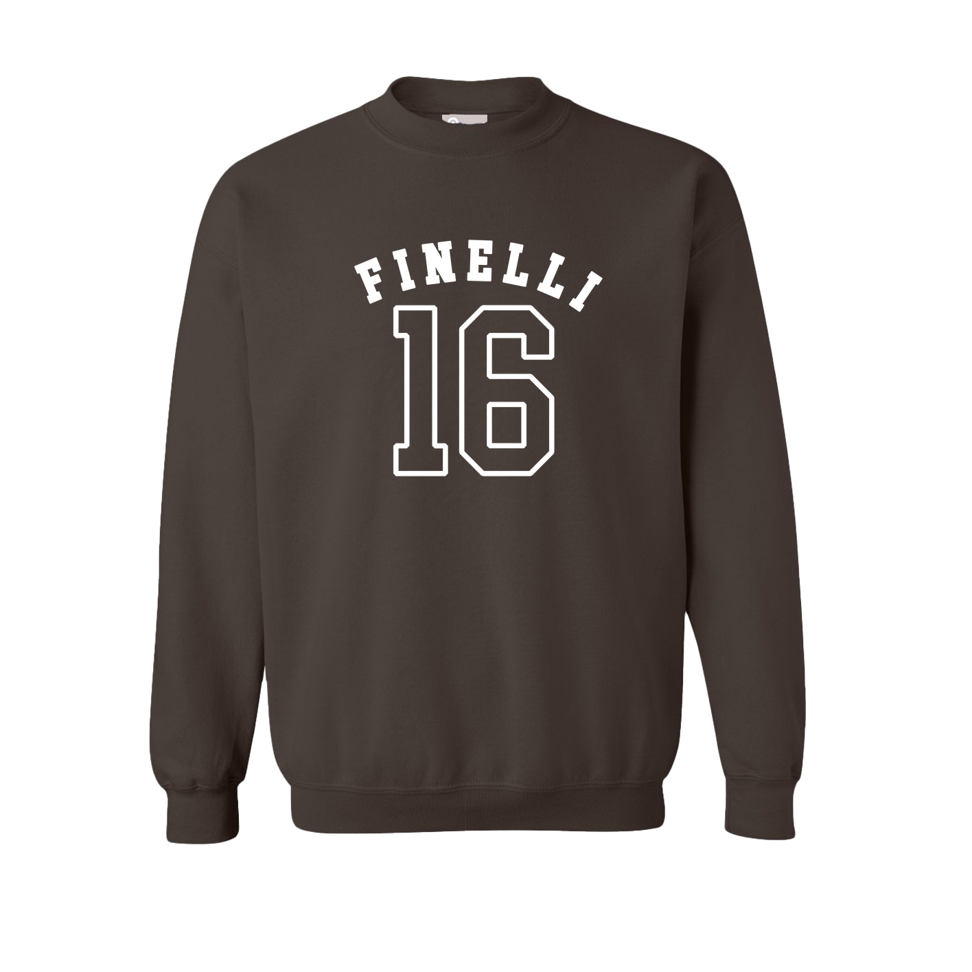 Fleece Crew — Shirsey Arch in Brown