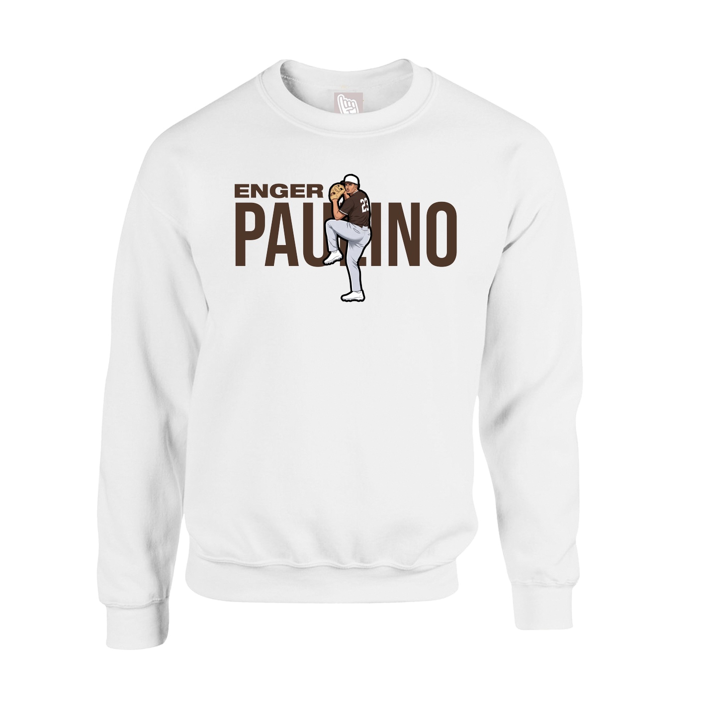 Fleece Crew — Player Name in White