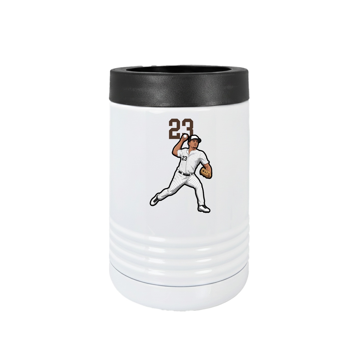 Beverage Holder — Number Top in White