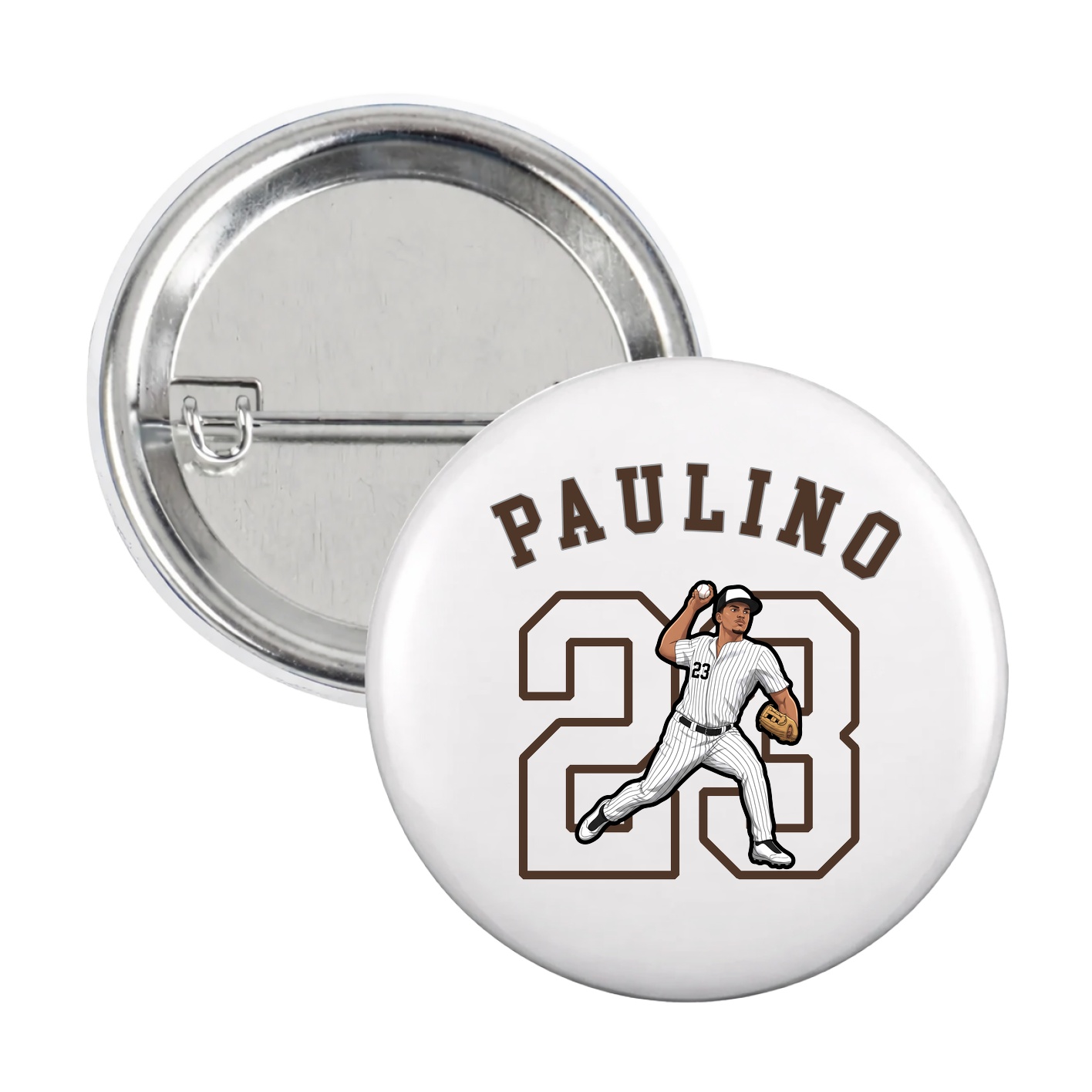 Game Day Button — Shirsey Arch in White