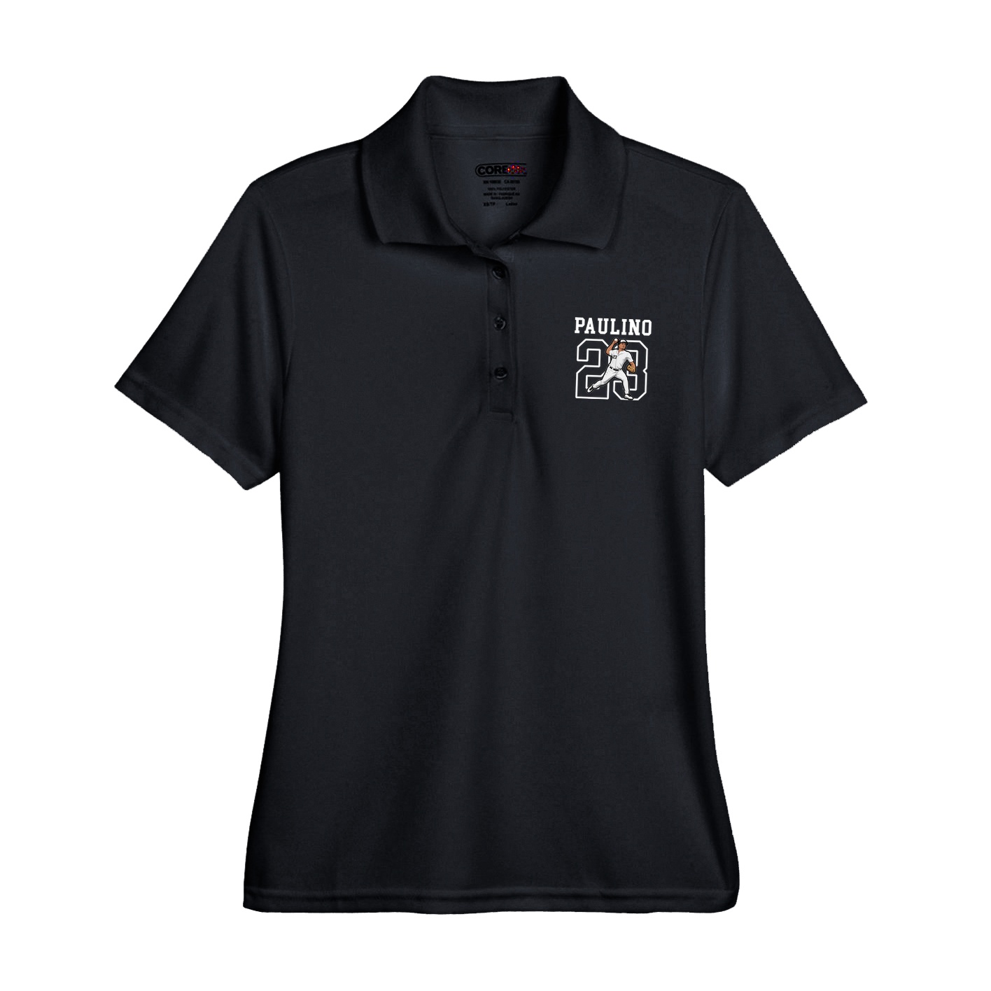 Womens Performance Polo — Shirsey in Black