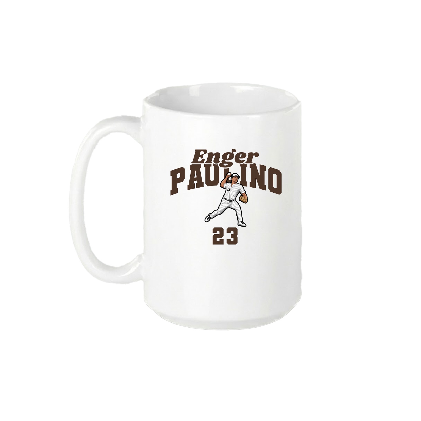 15oz Coffee Mug — Signature Arch in White