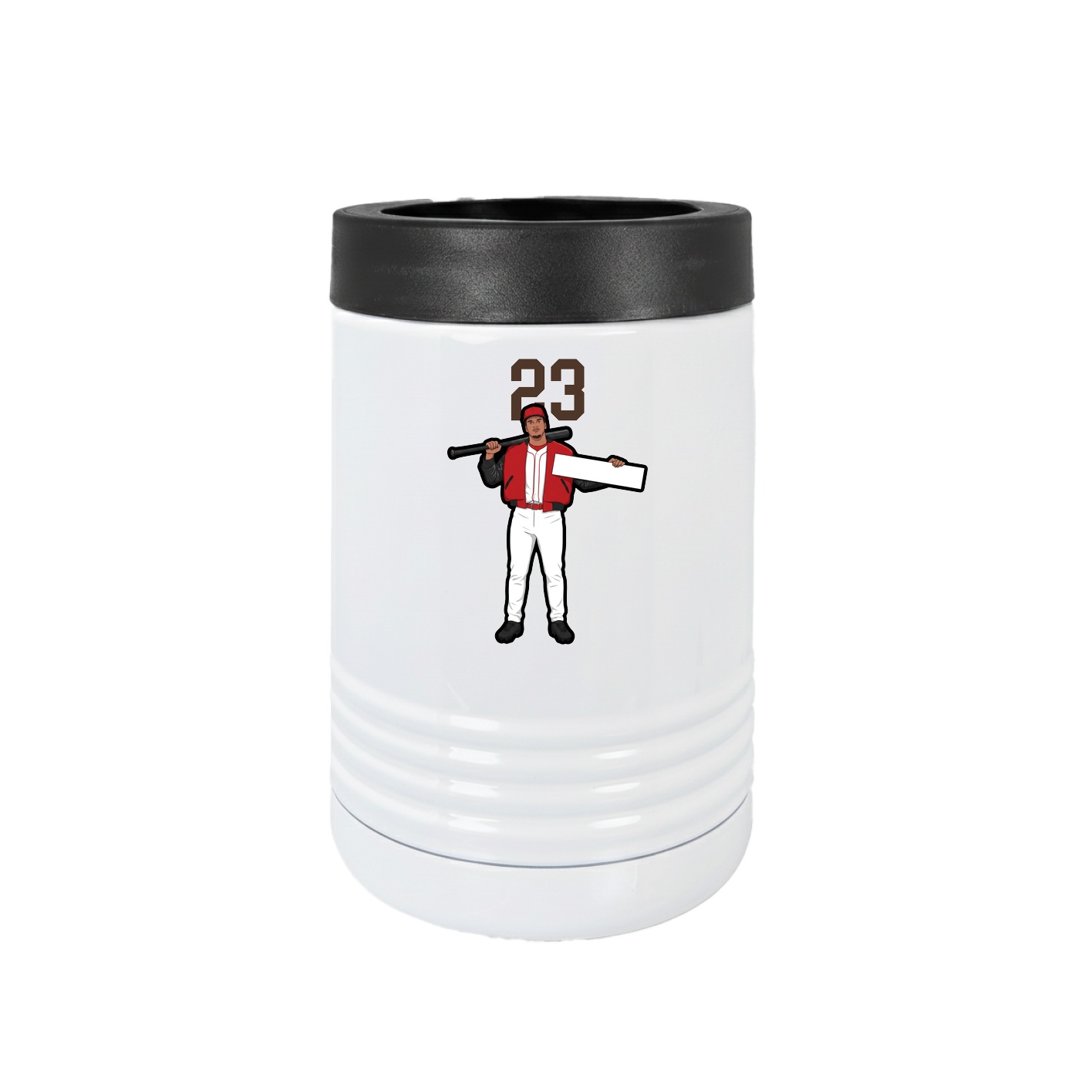 Beverage Holder — Number Top in White