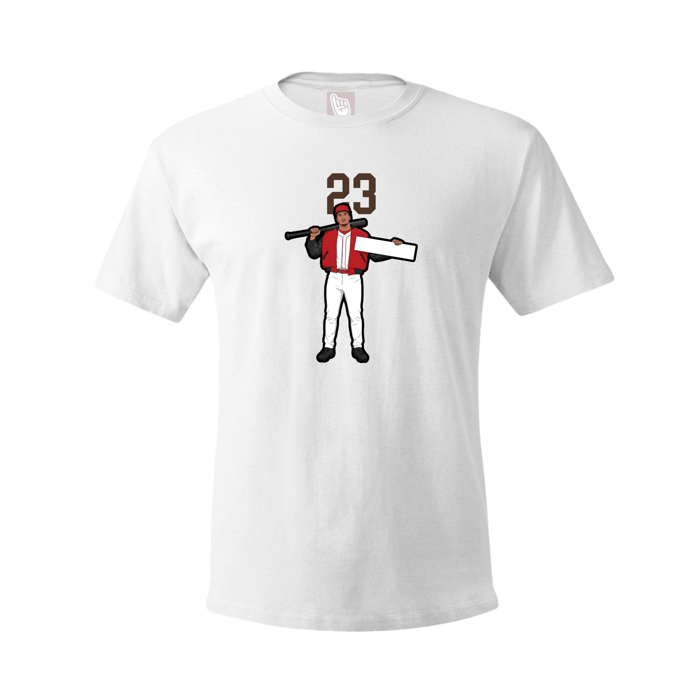 Tee — Number Top in White