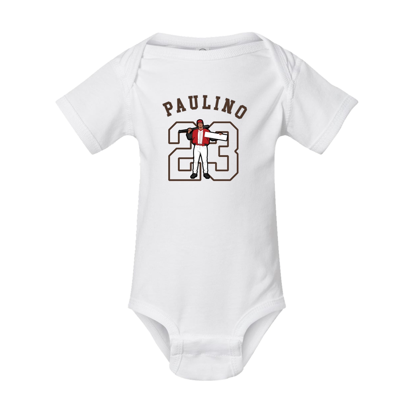 Baby Onesie — Shirsey Arch in White