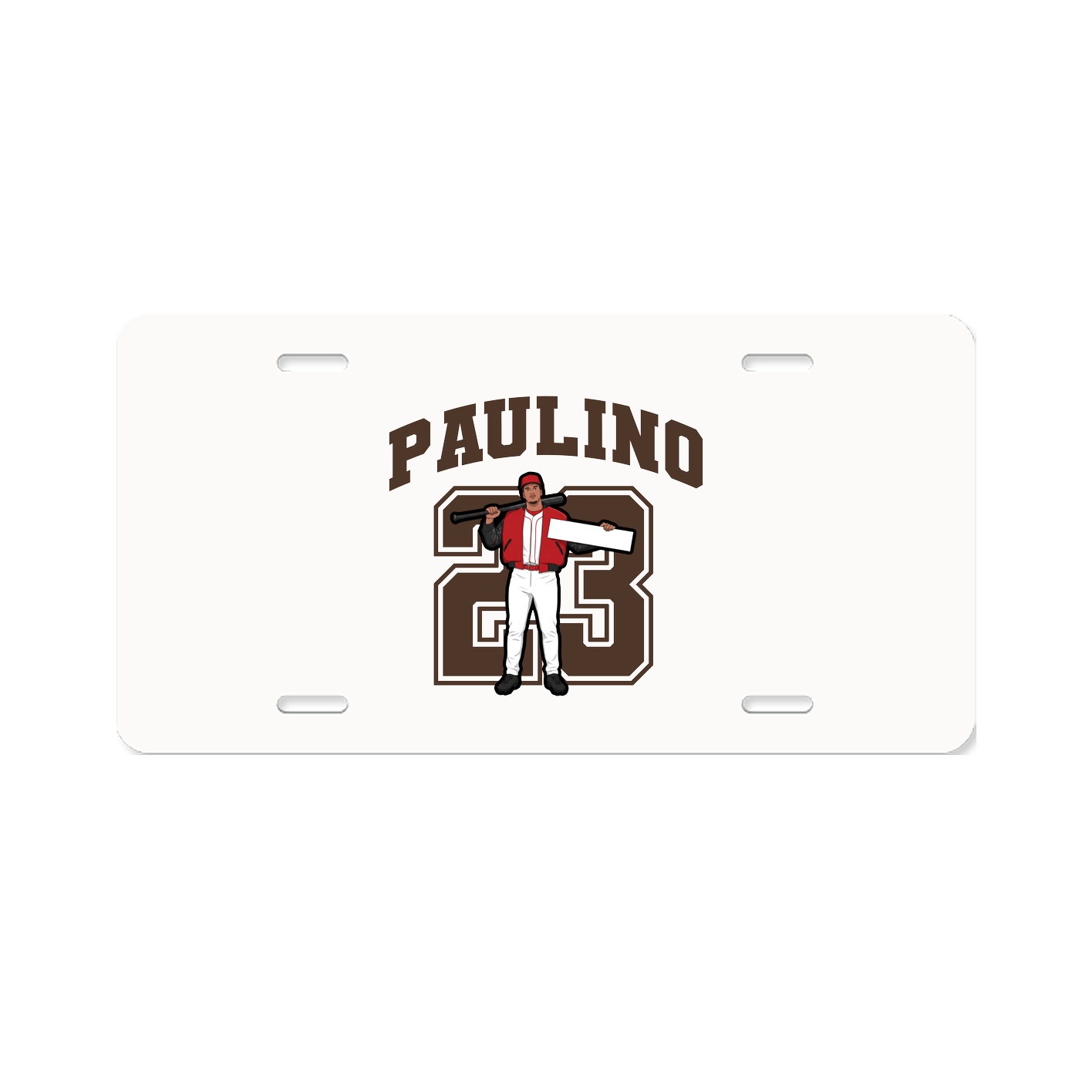 License Plate — Number in Classic