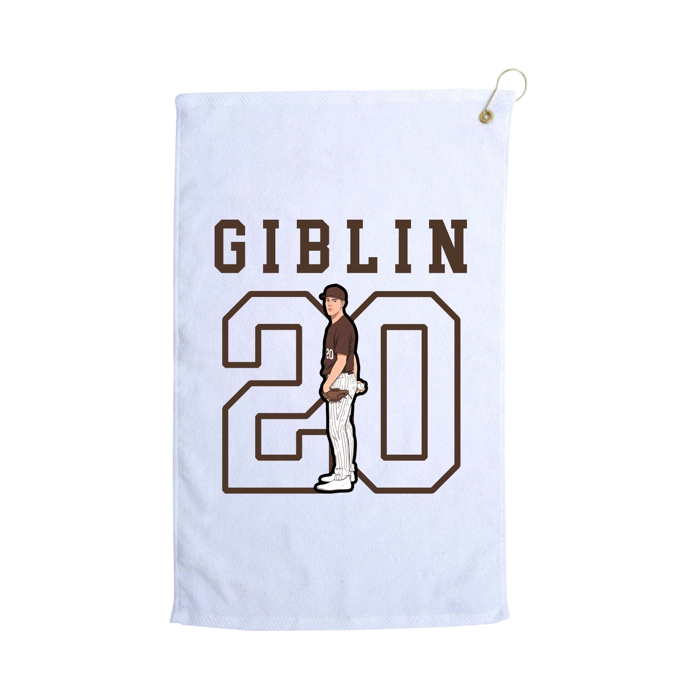 Golf Towel — Shirsey in White