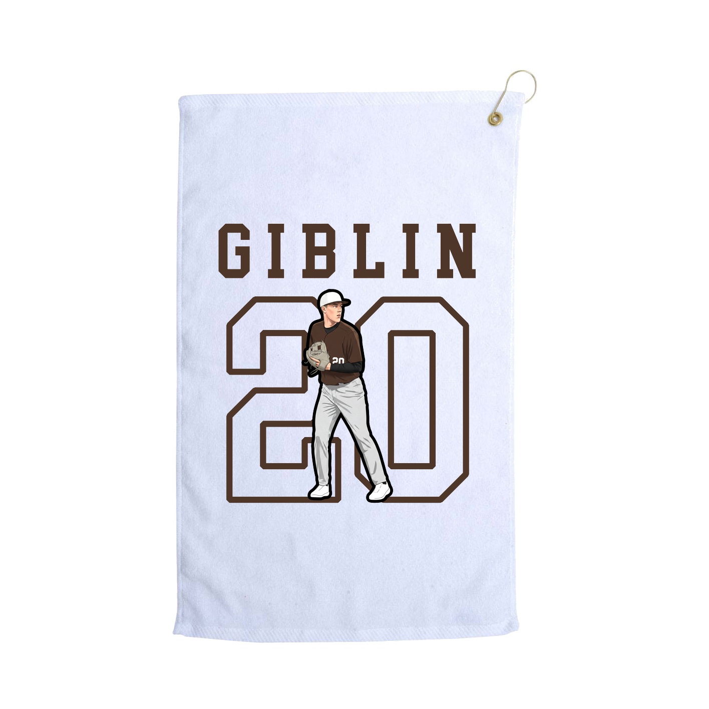 Golf Towel — Shirsey in White