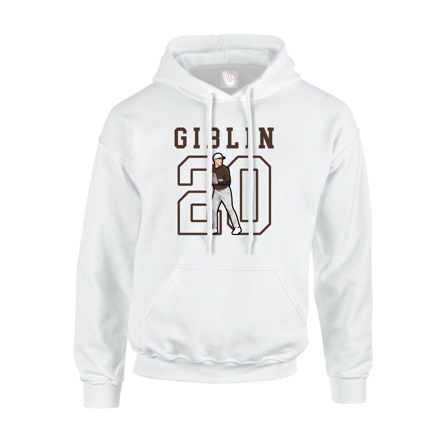 Hoodie — Shirsey in White