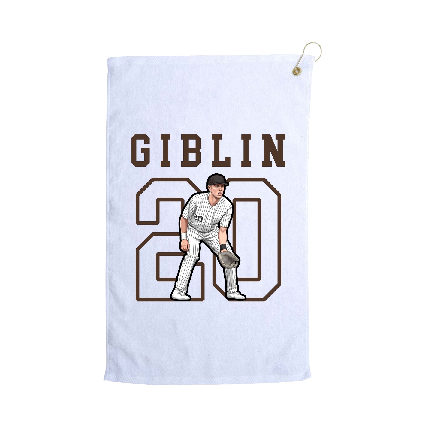 Golf Towel — Shirsey in White