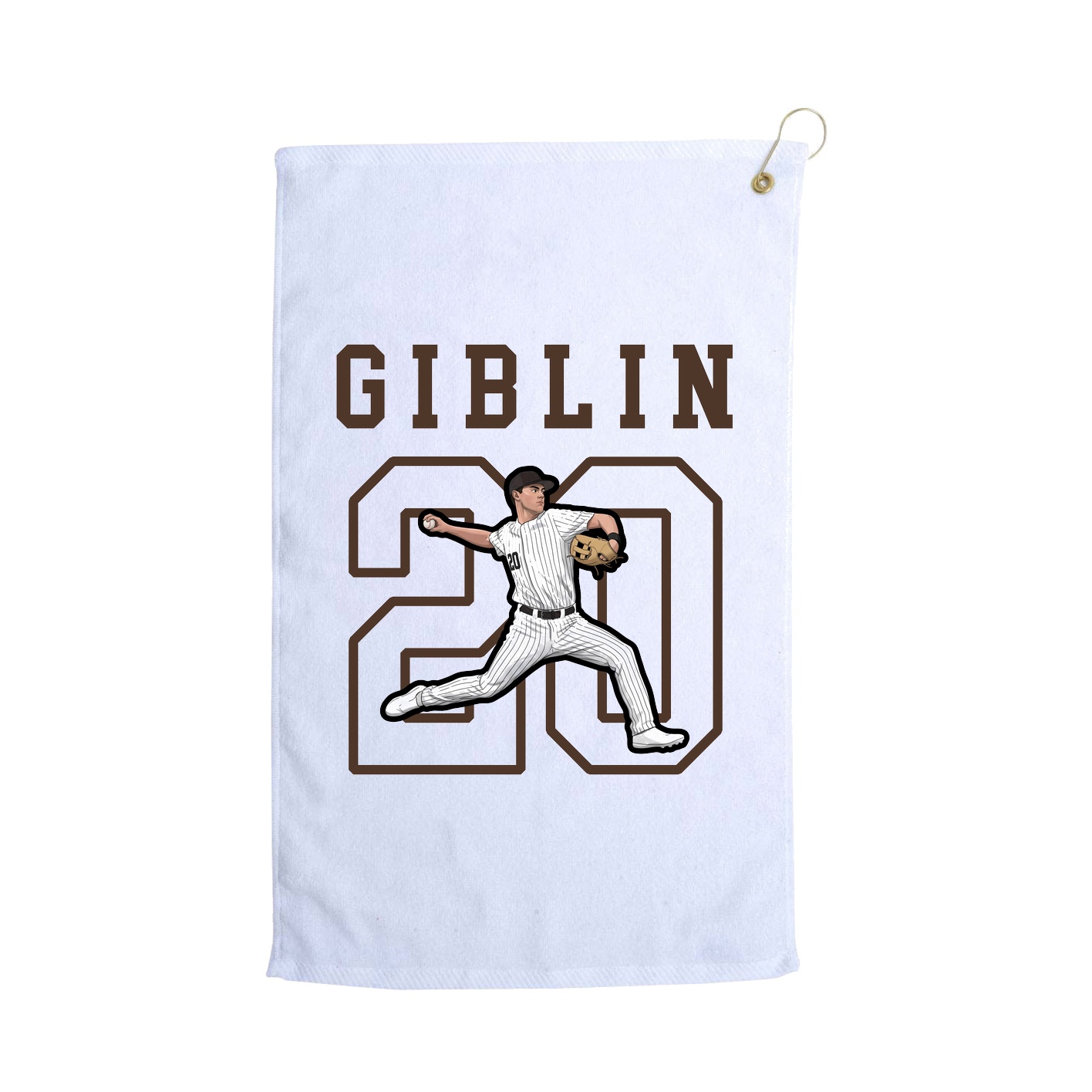 Golf Towel — Shirsey in White