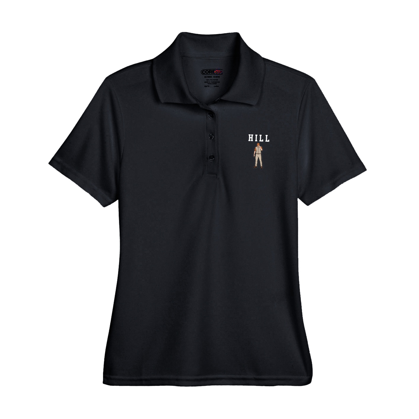 Womens Performance Polo — Shirsey in Black