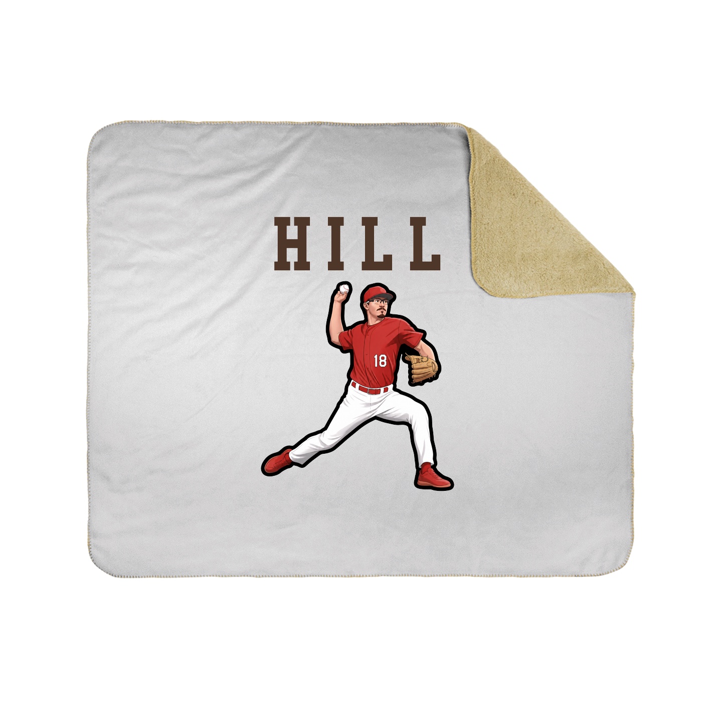 Throw Blanket — Shirsey in White