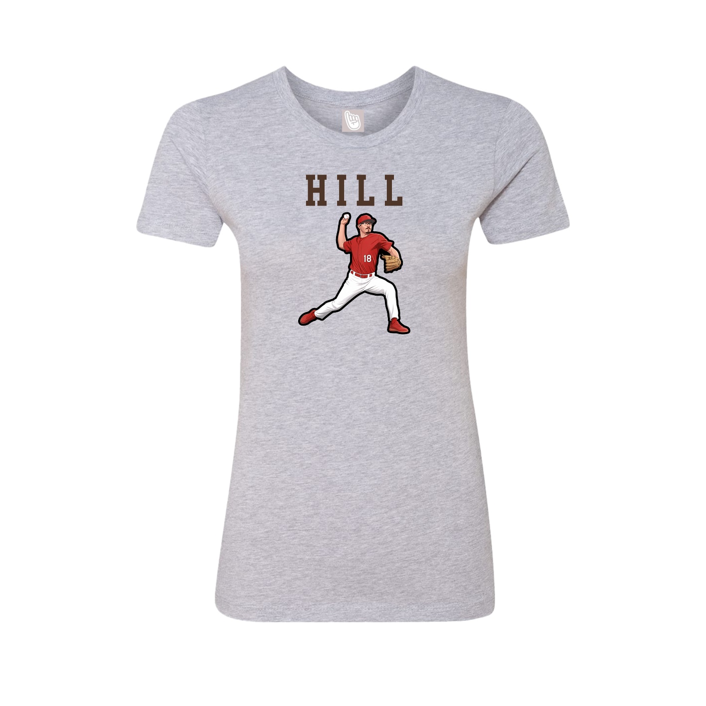 Fitted Women's Tee — Shirsey in Grey