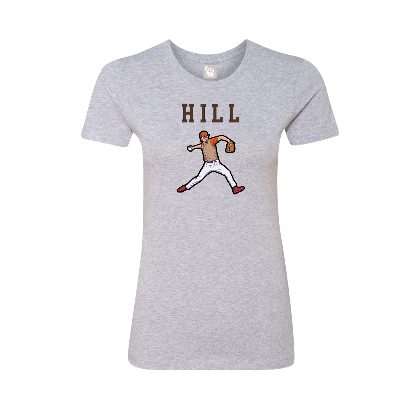 Fitted Women's Tee — Shirsey in Grey