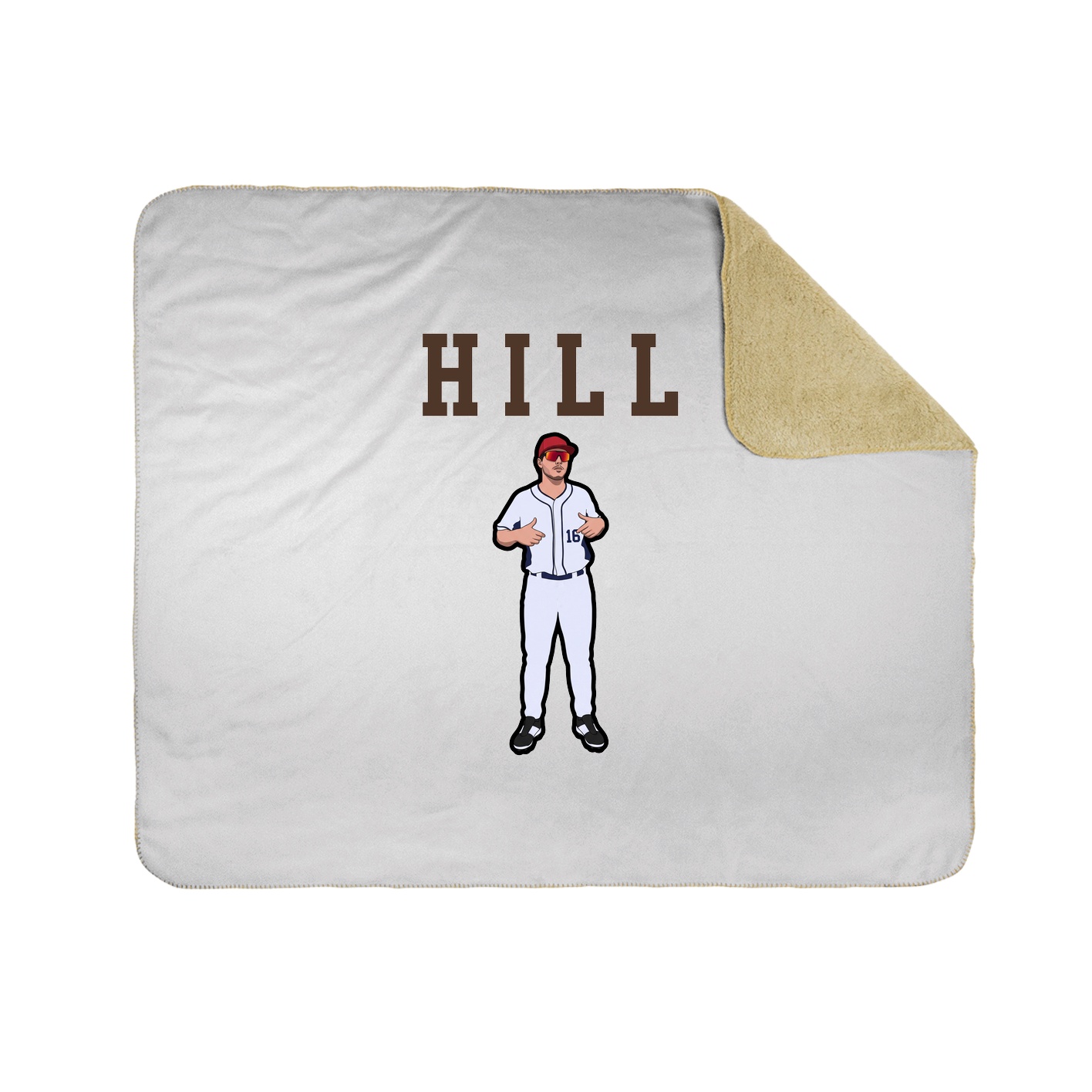 Throw Blanket — Shirsey in White