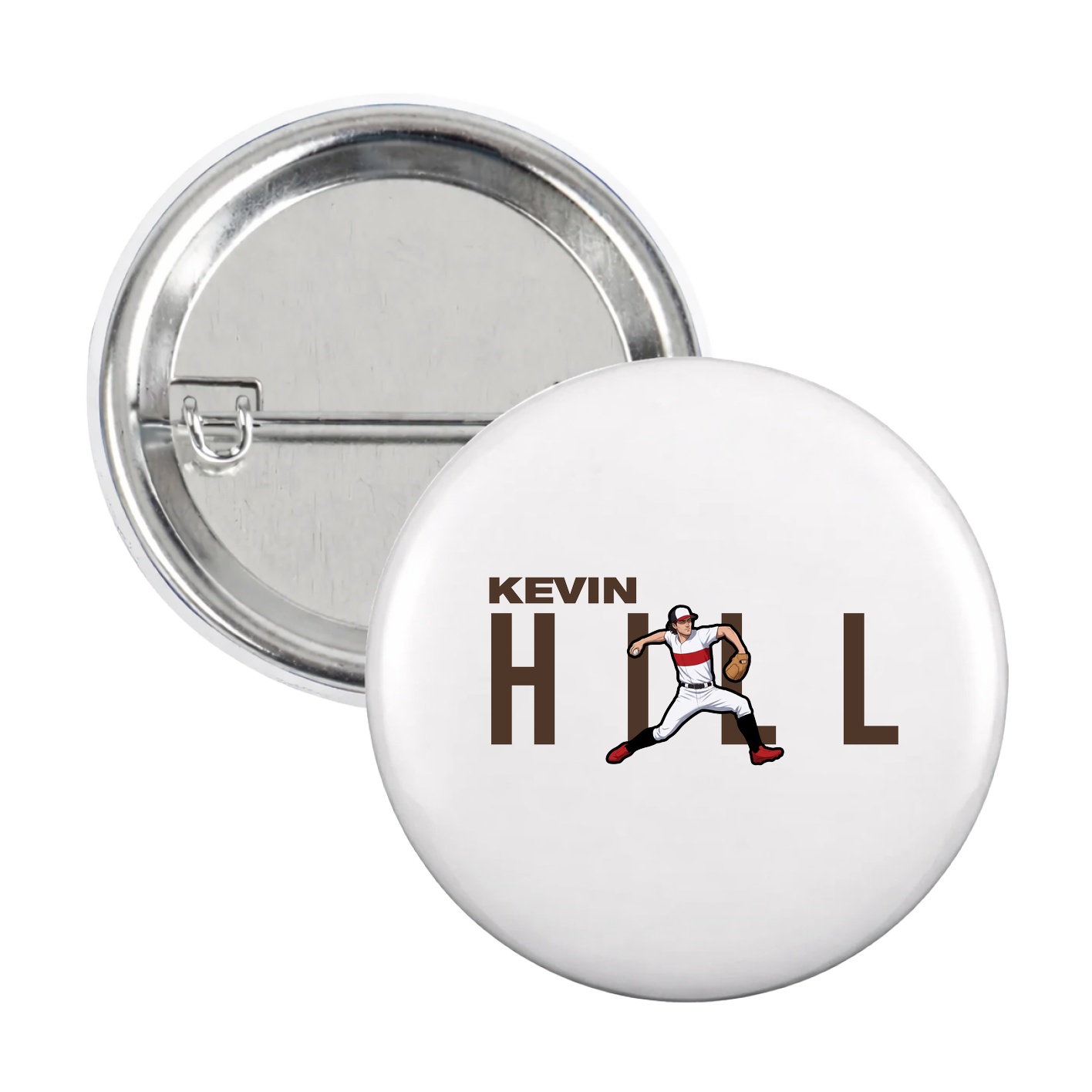 Game Day Button — Player Name in White