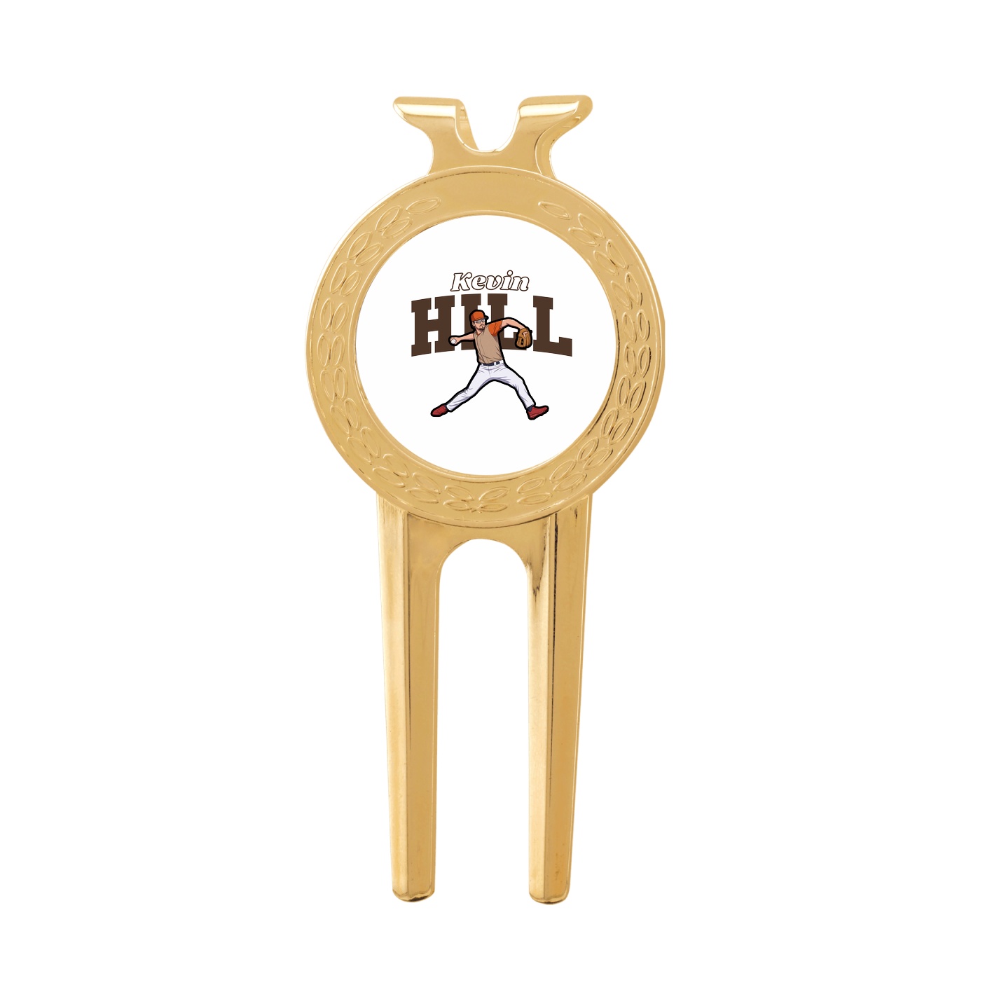 Divot Tool with Ball Marker — Name Arch in Classic