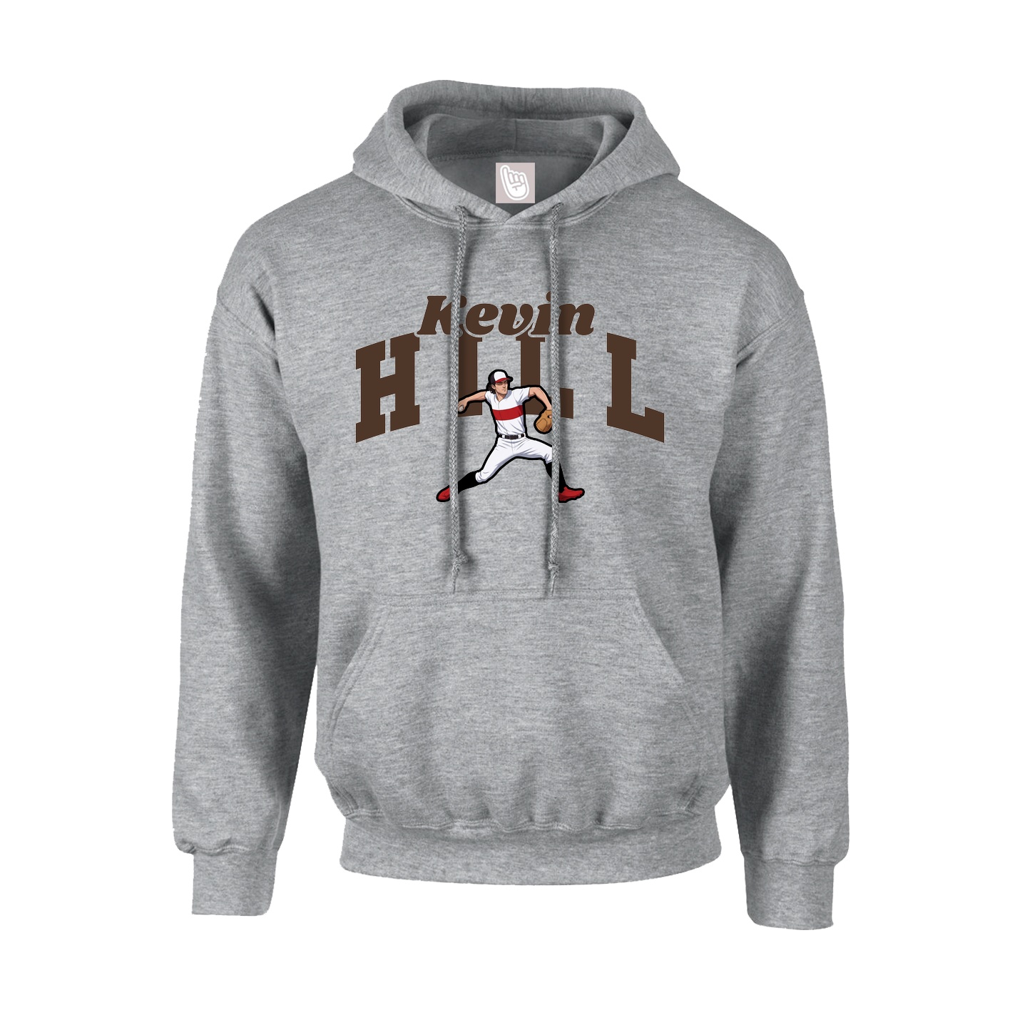 Hoodie — Signature Arch in Grey