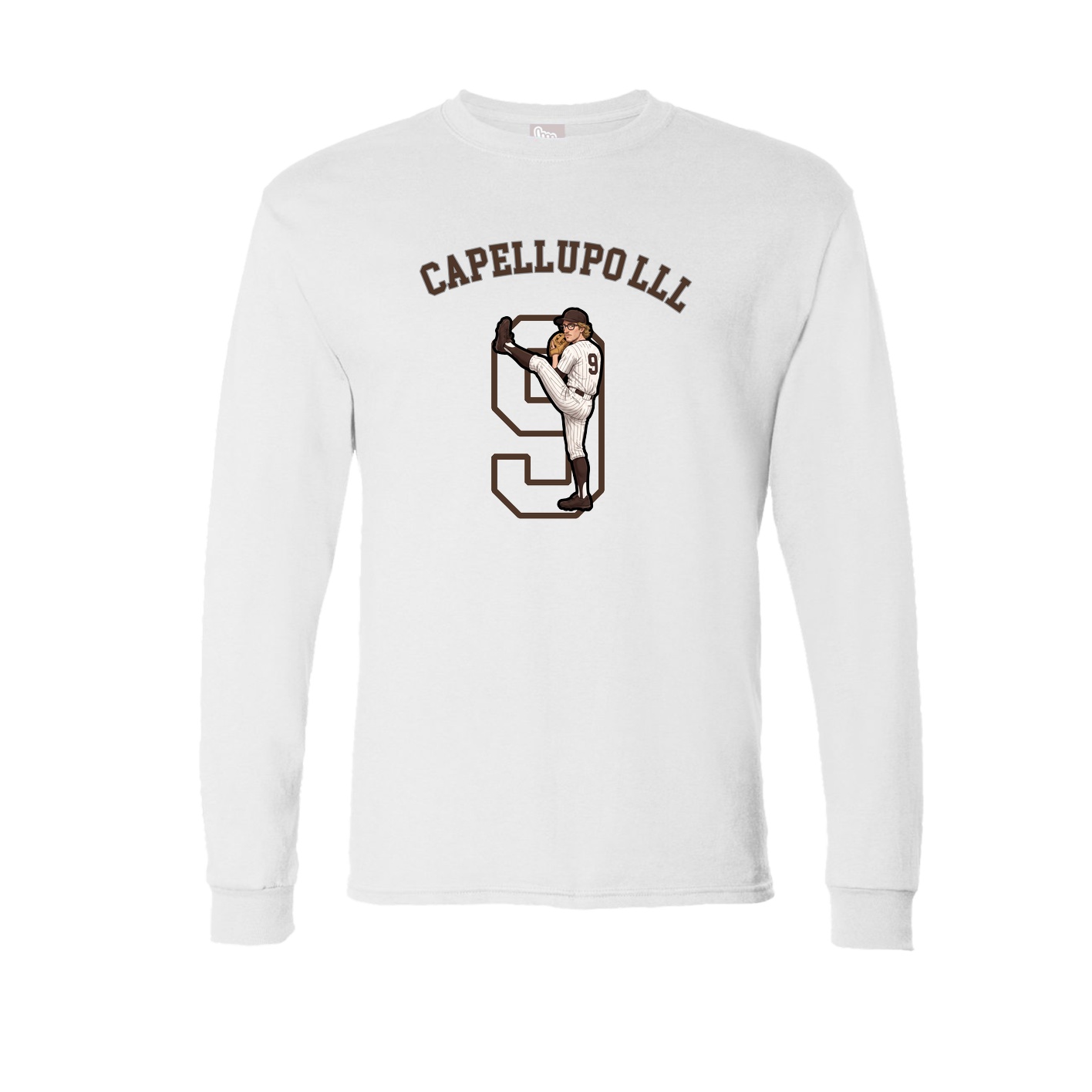 Long Sleeve Tee — Shirsey Arch in White