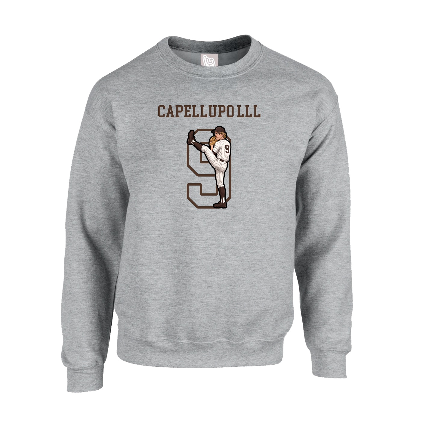 Fleece Crew — Shirsey in Grey