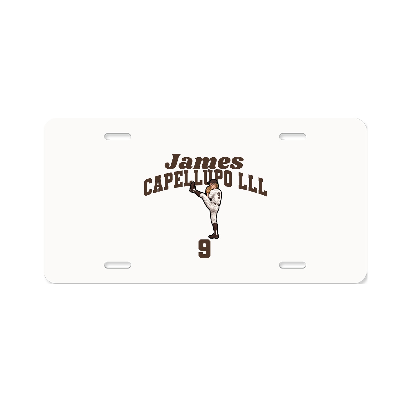 License Plate — Signature Arch in Classic