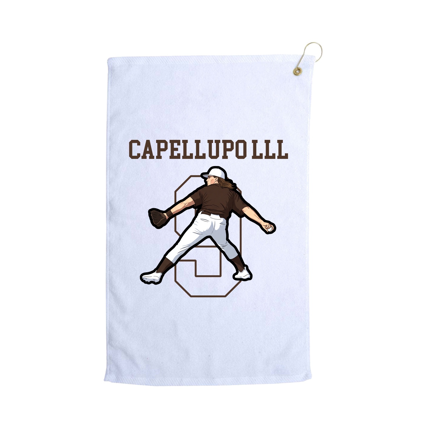 Golf Towel — Shirsey in White