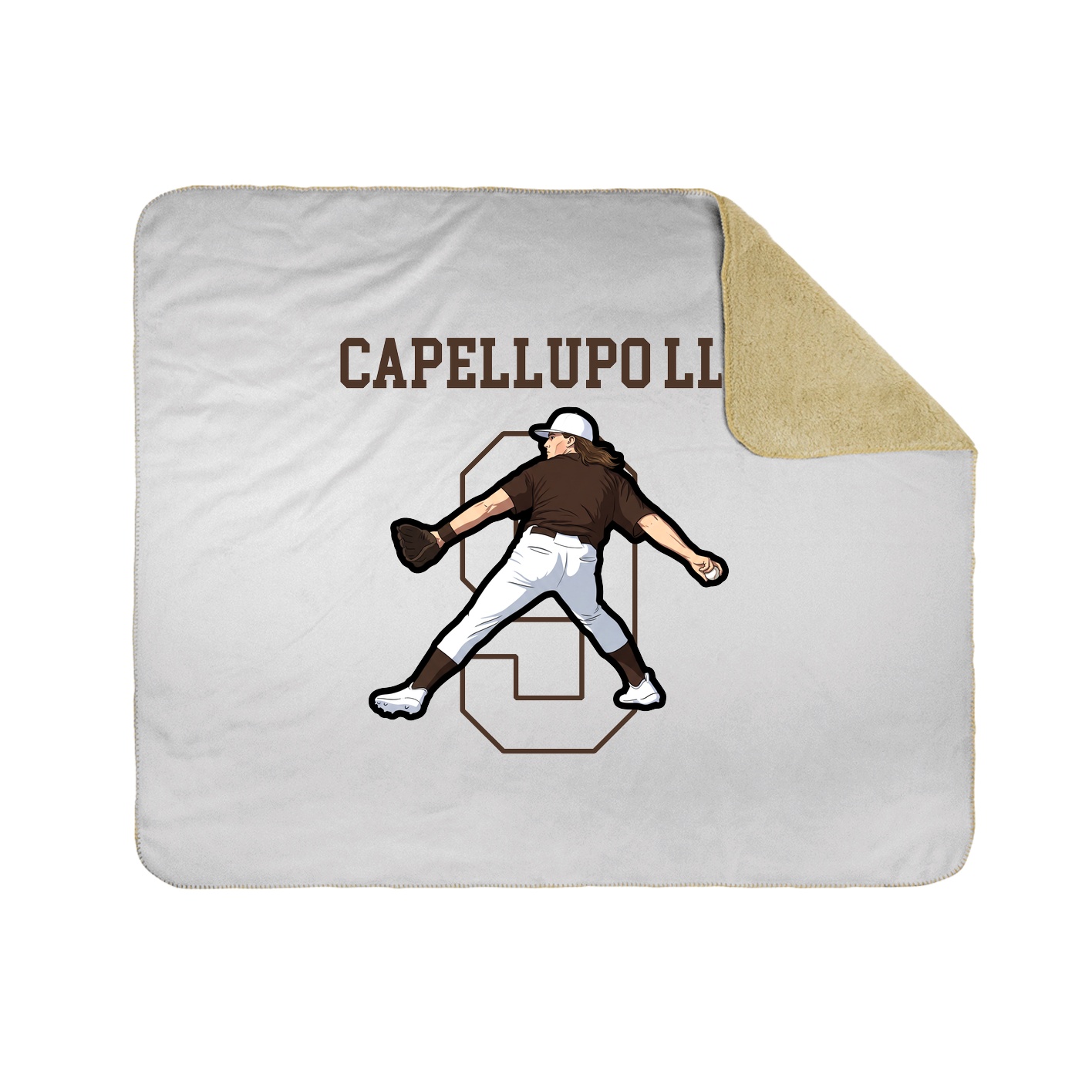 50x60 Sherpa Lined Throw Blanket