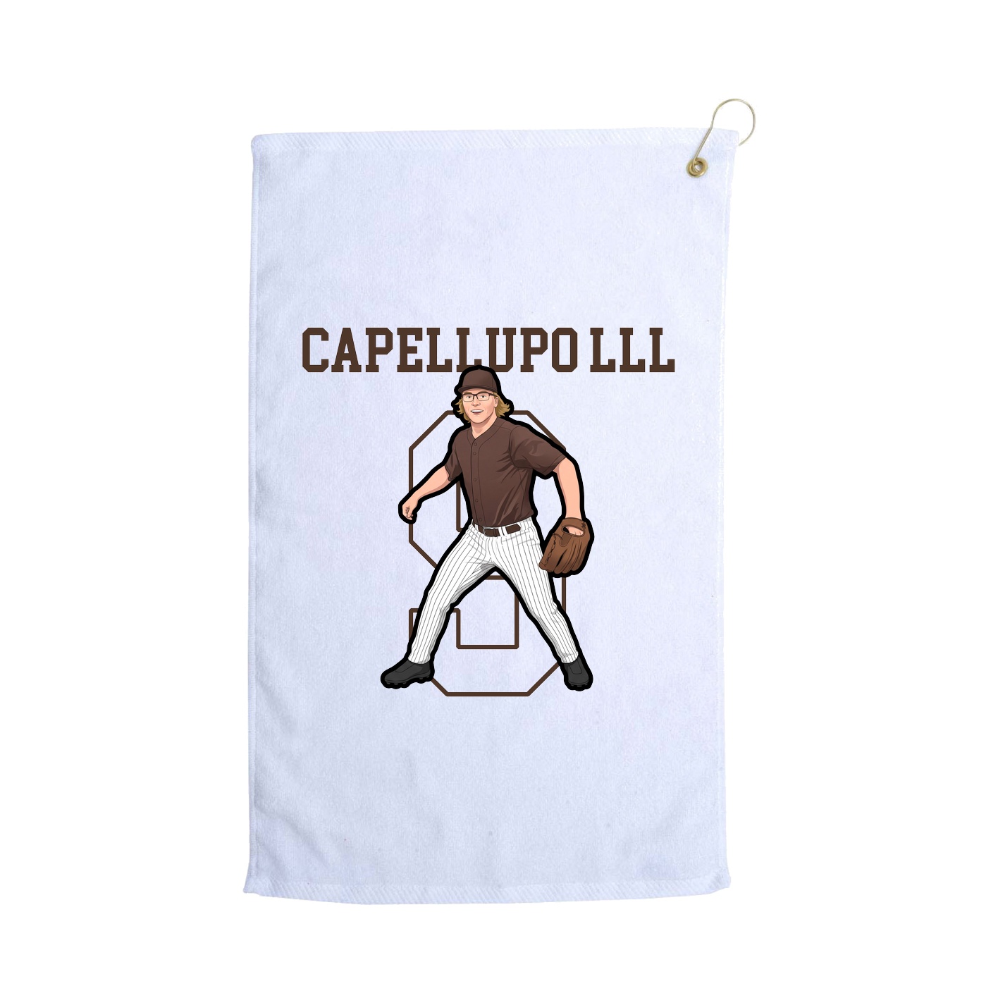 Golf Towel — Shirsey in White