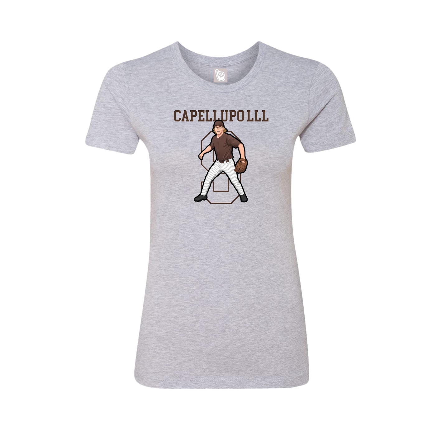 Fitted Women's Tee — Shirsey in Grey
