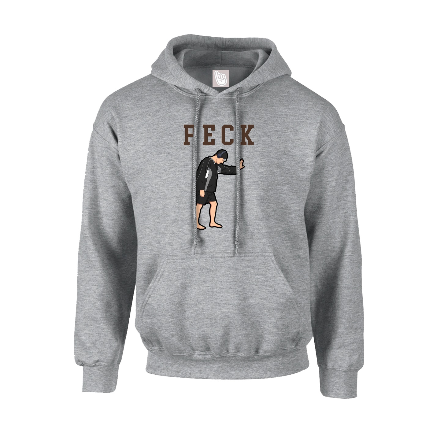 Hoodie — Shirsey in Grey