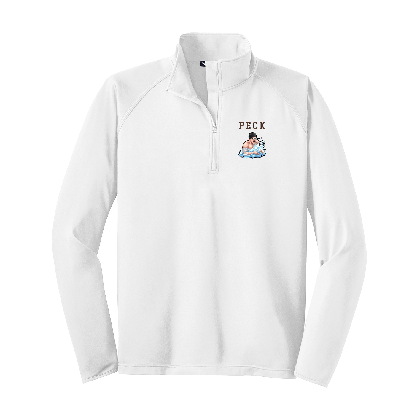 Q-Zip Pullover — Shirsey in White