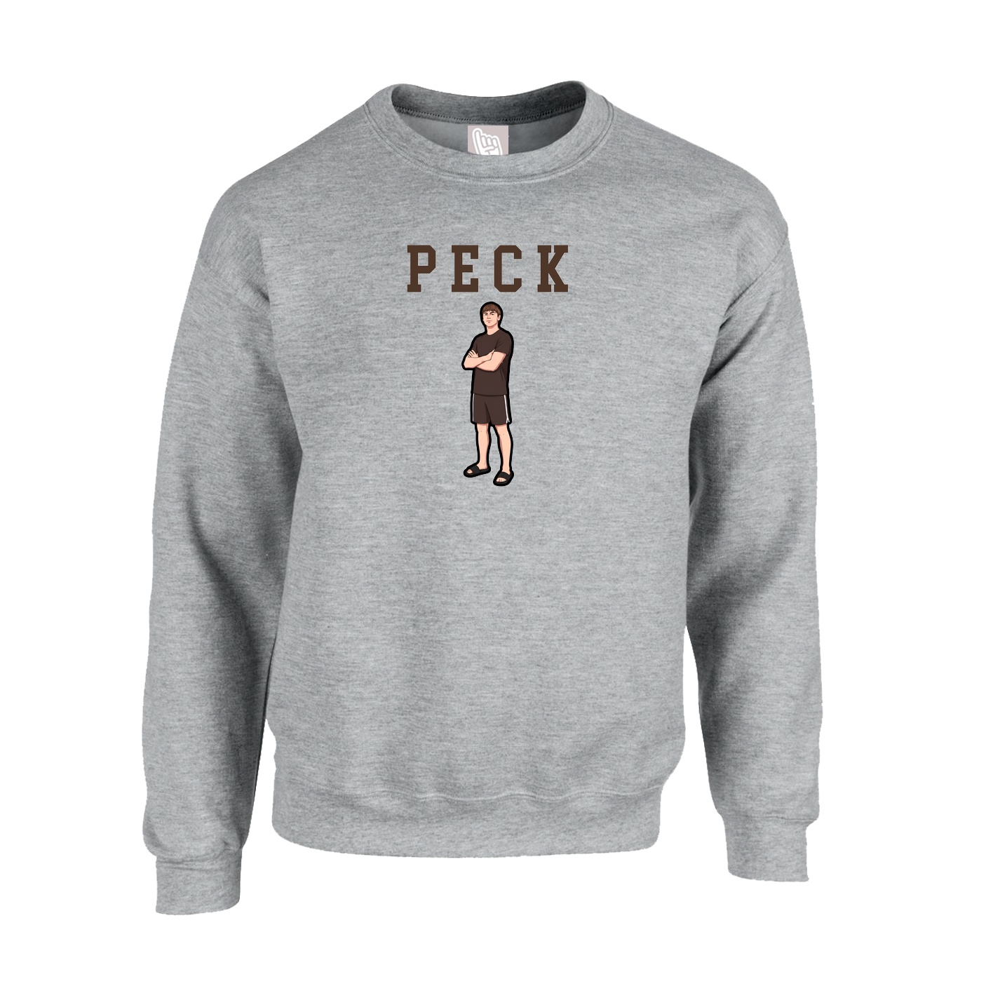 Fleece Crew — Shirsey in Grey