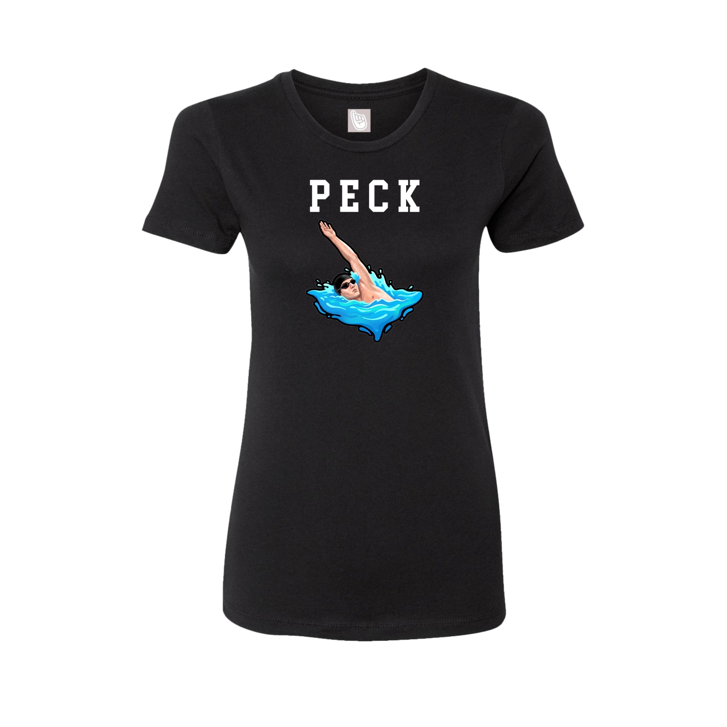 Fitted Women's Tee — Shirsey in Black