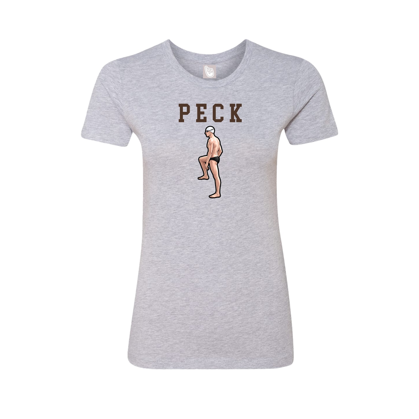 Fitted Women's Tee — Shirsey in Grey