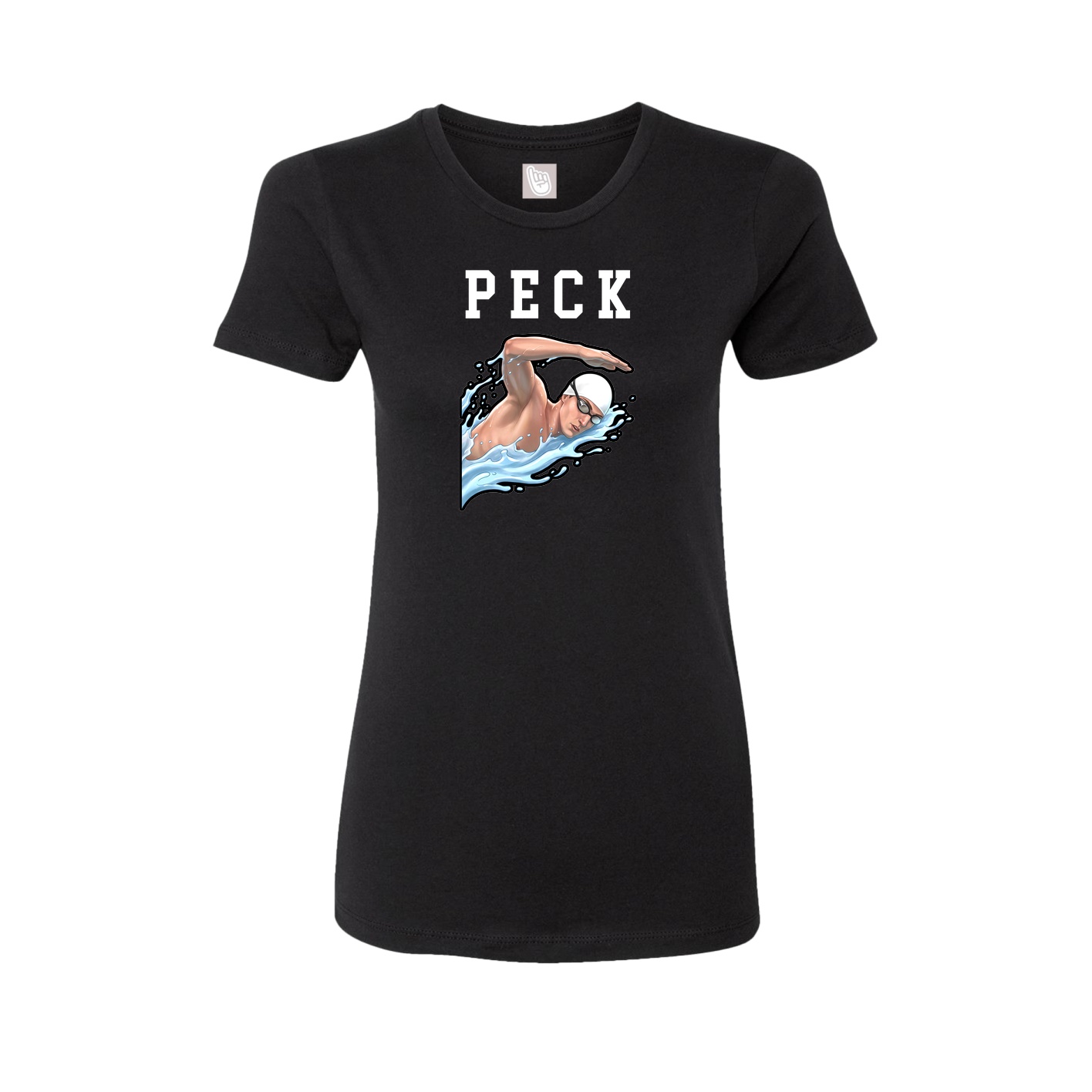 Fitted Women's Tee — Shirsey in Black