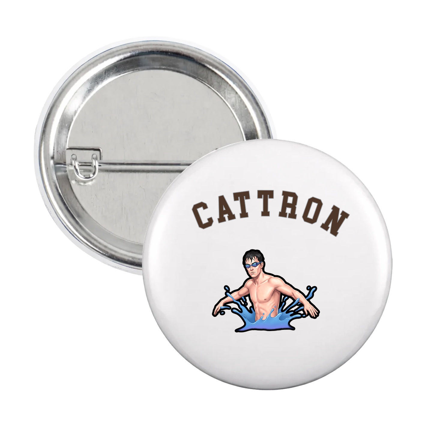 Game Day Button — Shirsey Arch in White