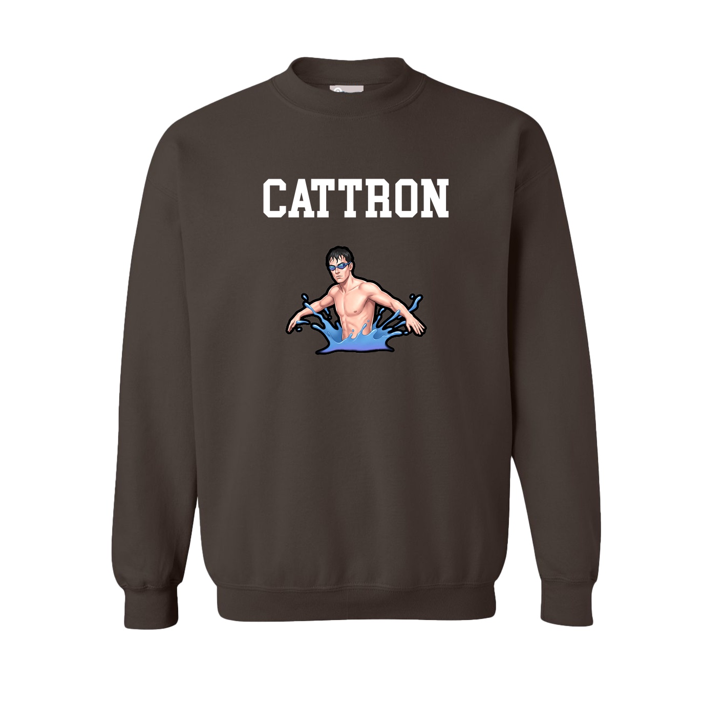 Fleece Crew — Shirsey in Brown