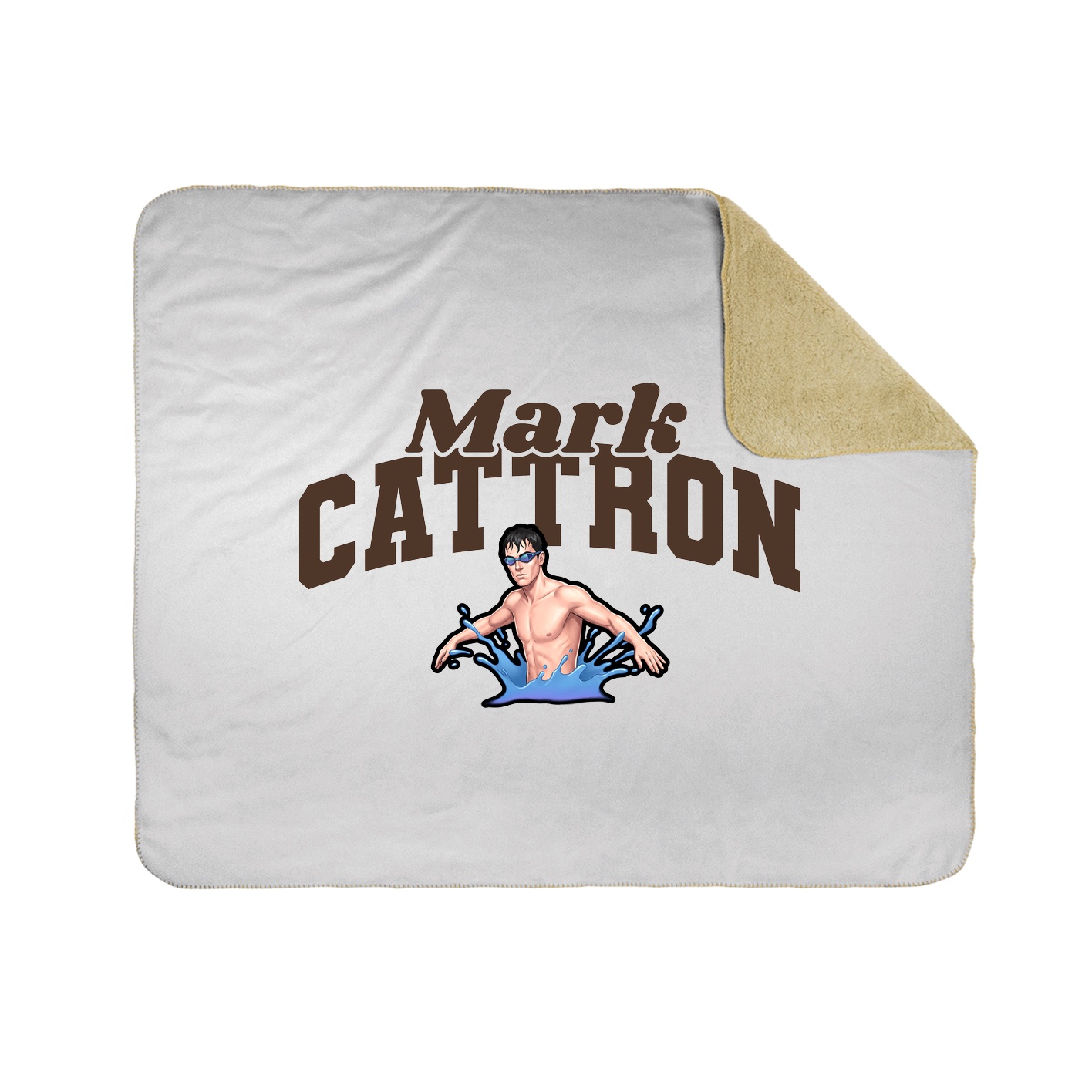 Throw Blanket — Signature Arch in White