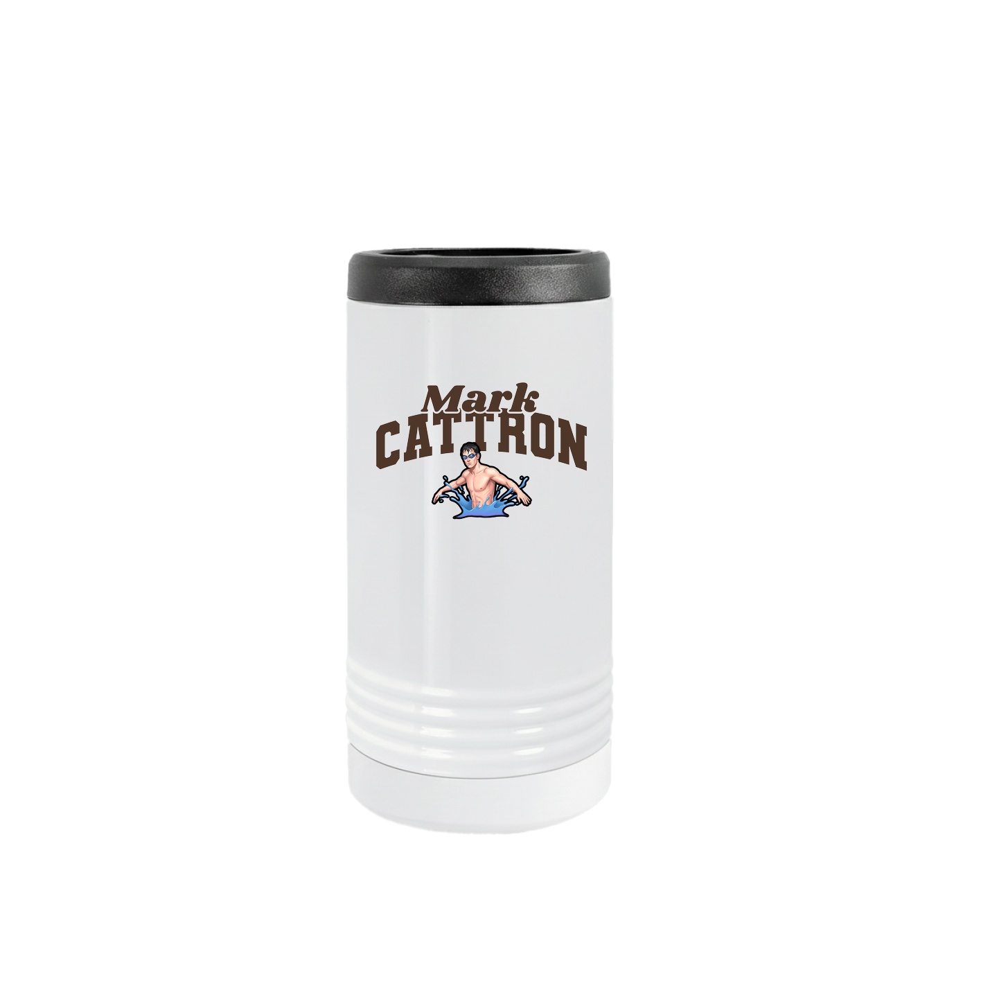 Slim Beverage Holder — Signature Arch in White