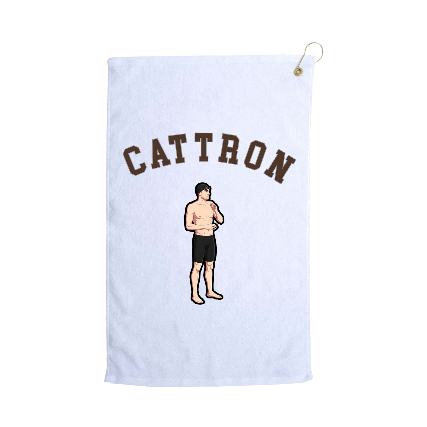 Golf Towel — Shirsey Arch in White